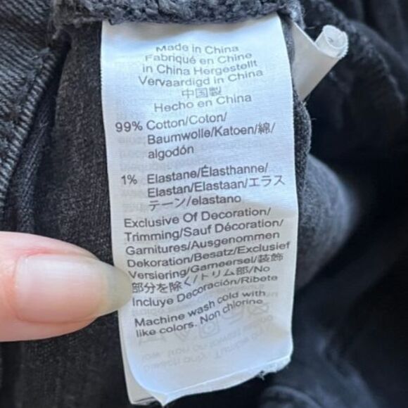 Madewell Western Yoke Edition High Waist Denim Shorts in Lunar Wash Size 28 - Picture 6 of 7